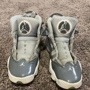 Jordan 6 rings Grey and White